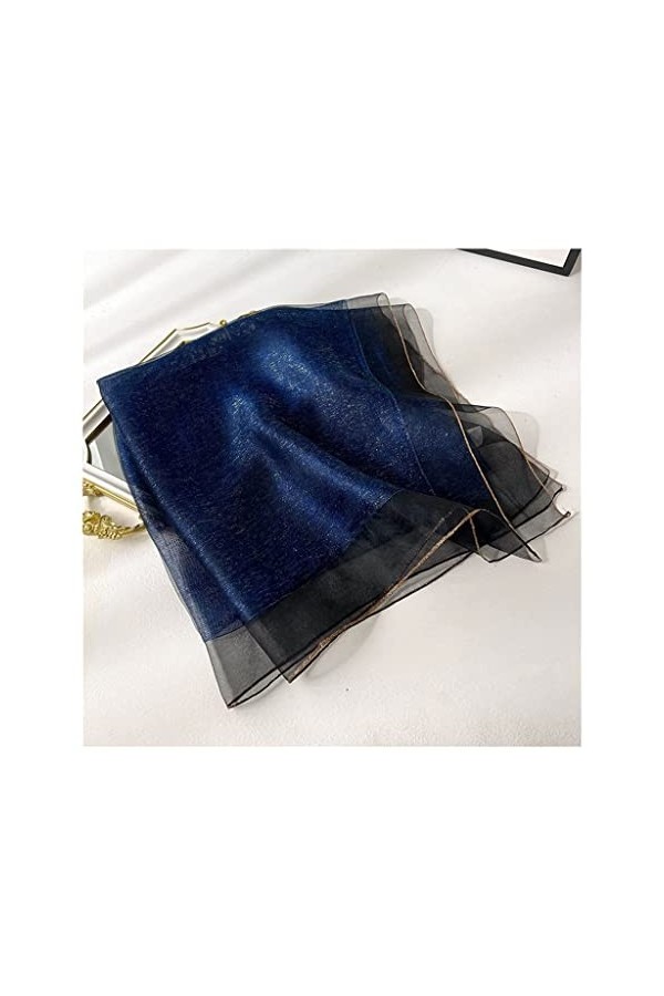 zheyuan Écharpe de Soie Royal Soie Femme Spring féminin et Autumn Spun Fils Sping Foulard Mulberry Silk Soie Écharpe Été Cou