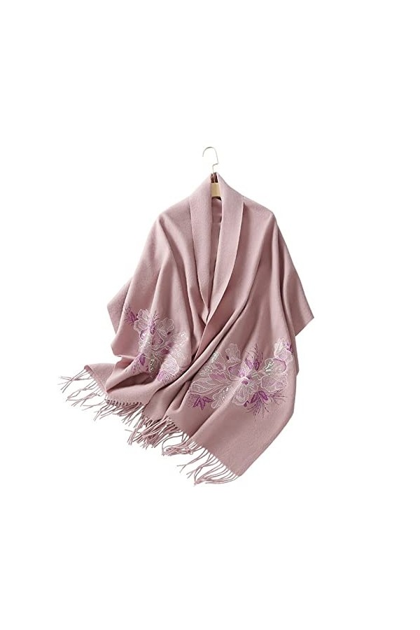 KIZQYN Femme Châle Écharpe en Laine for Femmes Automne et Hiver châle Cadeau Cadeau de Vacances for Femme et mère Echarpe Fem