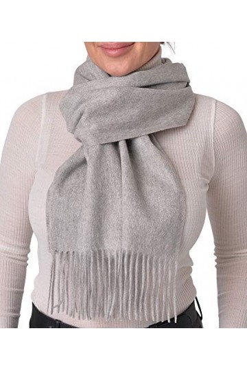 Pari De Luxe Écharpe douce et chaude 100 % cachemire dans de nombreuses couleurs – Écharpe élégante 100 % cachemire pour homm