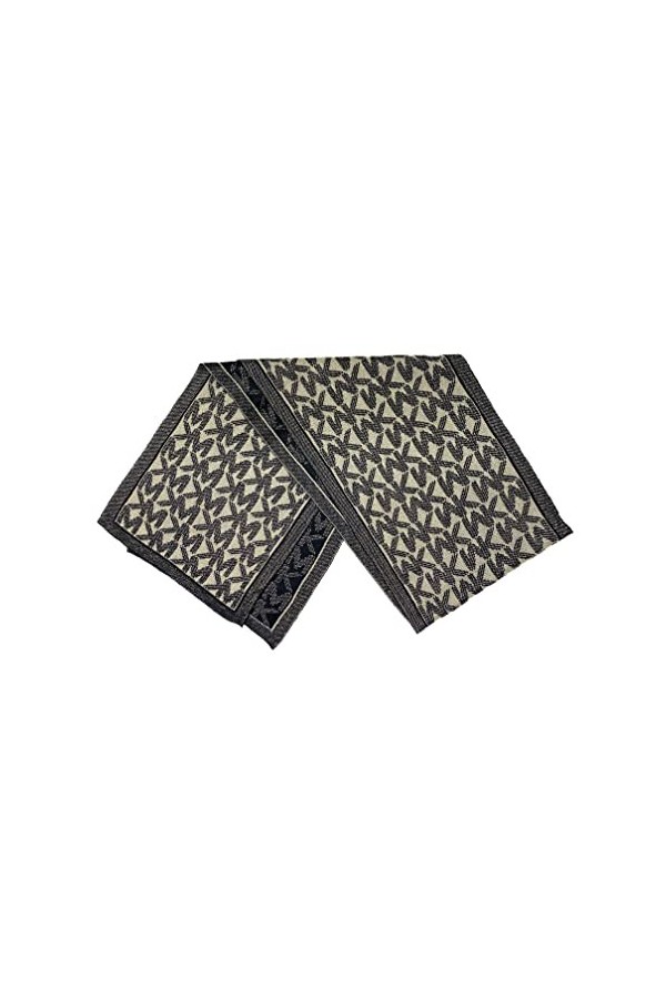 Michael Michael Kors Écharpe jacquard logo métallique pour femme B 539008C-001 /G, taille unique, B 539008c-001 /G, taille u