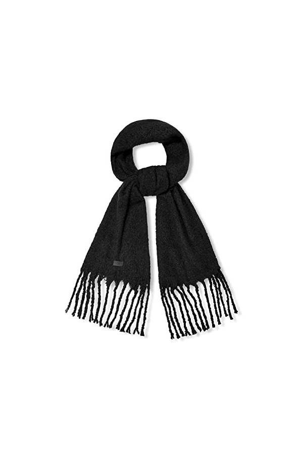 UGG Écharpe tissée pour femme, noir, taille unique