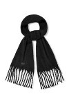 UGG Écharpe tissée pour femme, noir, taille unique