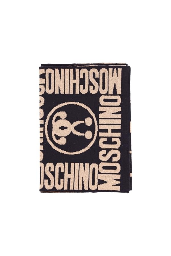 Sciarpa Donna Moschino nero/ beige C24MO25 30623 M2966 NERO