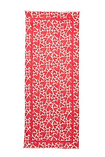 Kate Spade New York - Écharpe oblongue - Motif cœurs
