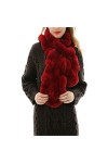 Femmes Wrap Collier en Peluche Écharpe Forte Écharpe Chaude Écharpe Femmes Tricoté en Peluche Grande Écharpe Volumineuse Flye