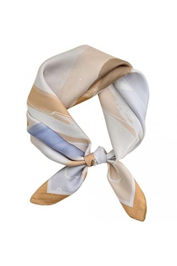 DAONPHARI Petite écharpe carrée Femme Printemps et Automne écharpe en Soie de Style Occidental écharpe Bandeau