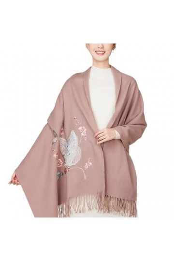 KIZQYN Écharpe et Chale Grande taille écharpe femmes printemps et automne polyvalent mode châle chaud avec laine châle hiver 