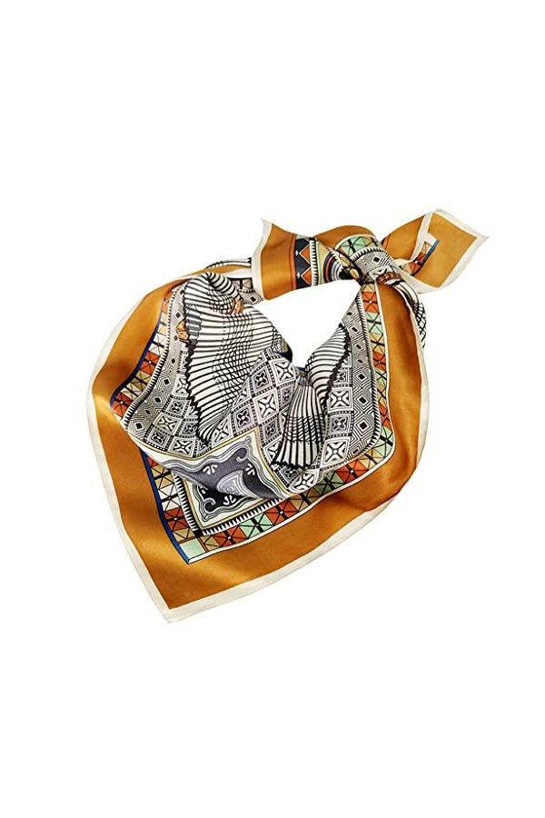 YWSZJ Écharpe à Petite Place française Accessoires for Femmes écharpe en Soie dété Color : A, Size : One Size 