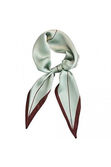 DAONPHARI Petite écharpe en Soie Écharpe carrée All-Match Écharpe de Cou dété pour Femme Noeud Papillon Printemps