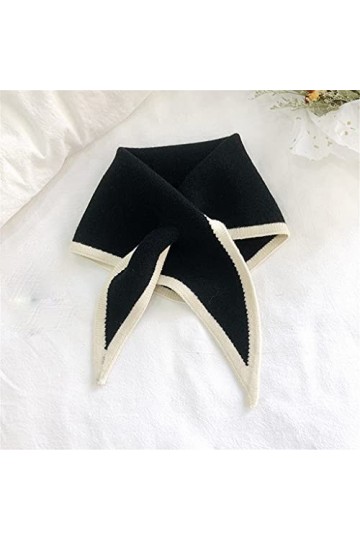 EKAYG Écharpe pour Femme Écharpe Triangle pour Femme Écharpe en Tricot Extensible avec col Chaud et Doux en Imitation de Coul