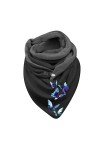 Foulards pour femmes léger automne écharpe pour femme coton chaud imprimé bouton mode écharpe enveloppante douce châles tête 