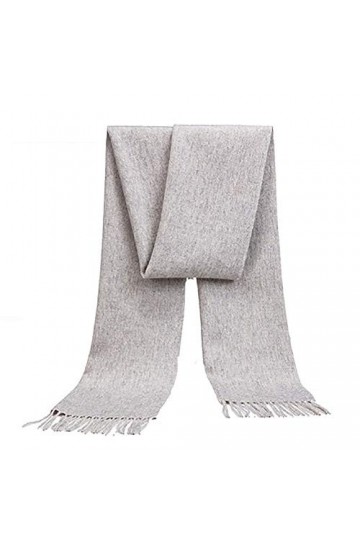 Écharpe en cachemire pour femme - Couverture chaude et épaisse - Couleur unie - Rectangulaire - Pour lhiver - Boîte cadeau -