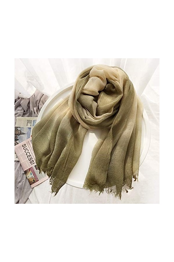 Générique Design Femmes Mode Laine Écharpe Rouge Jaune Dames Hiver Chaud Doux Châles Wraps Foulards Unisexe Couleur : B C 