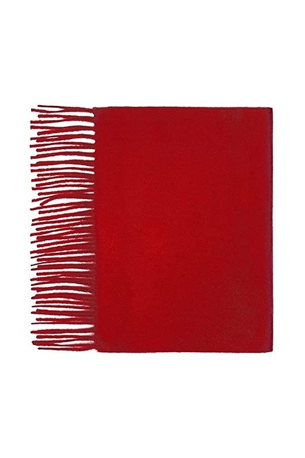 JKHN Écharpe À Franges pour Femmes De Couleur Pure Écharpe 100% Pure Cachemire Écharpe Châle De Luxe Hiver Doux Et Chaud-C||1