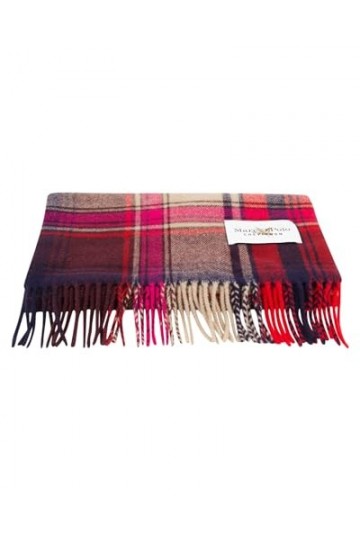 Marc OPolo Écharpe pour homme et femme MOP X CHEVIGNON, rouge, taille unique