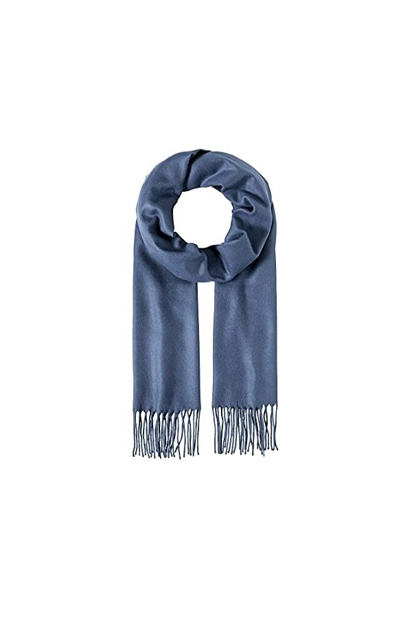 Echarpe Cachemire et Laine - Homme Femme Touché Soyeux Couleur Uni + 30 couleurs Beige 