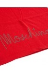 MOSCHINO femme écharpe en laine red