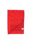 Moschino Écharpe visage teddy rouge stratifié, rouge, 30x180cm