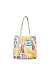 Sozakka Sac Fourre-tout en Velours Côtelé, Tote Bag Femme Chic, Sac Fourre Tout Bandouliere Toile, Sac Cabas Femme Tissu avec