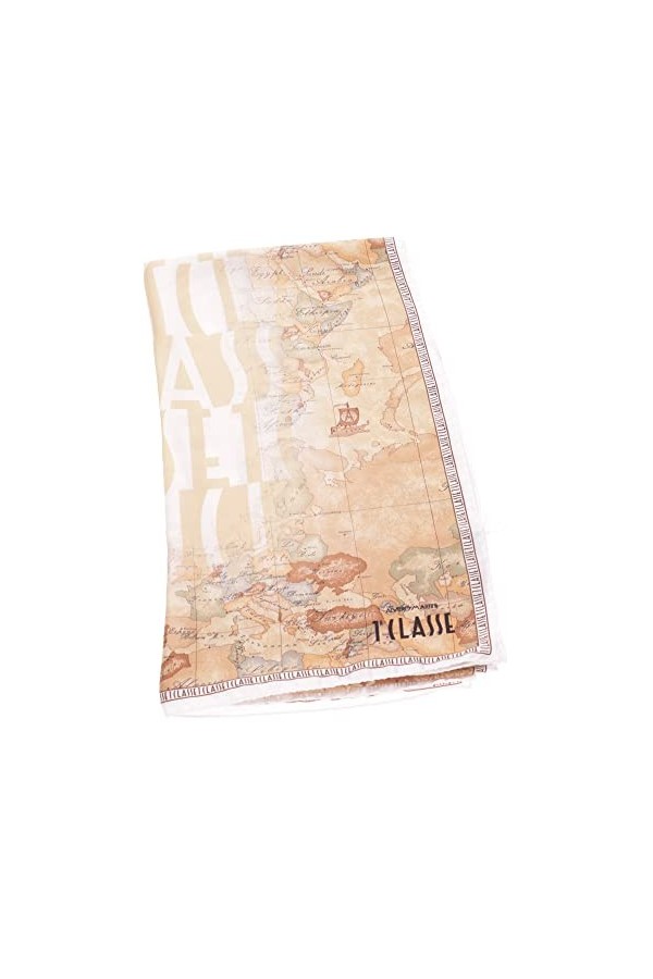 ALVIERO MARTINI Écharpe Femme Blanc S339/maxt 0912, Blanc, Taille unique