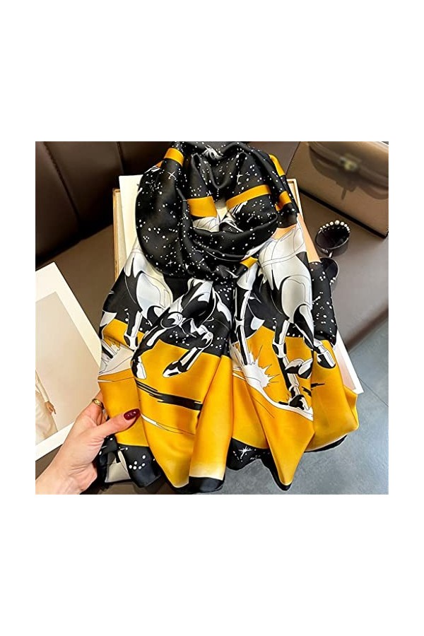 écharpes pour Femmes écharpes en Soie écharpes Longues écharpes pour Femmes écharpes en Soie simulées écharpes de Plage échar