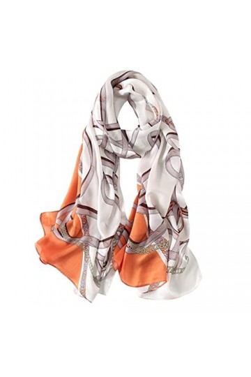 écharpe pour Femmes écharpe en Soie écharpe en Soie écharpe pour Femmes écharpe en Tulle en Soie de Printemps et dautomne éc