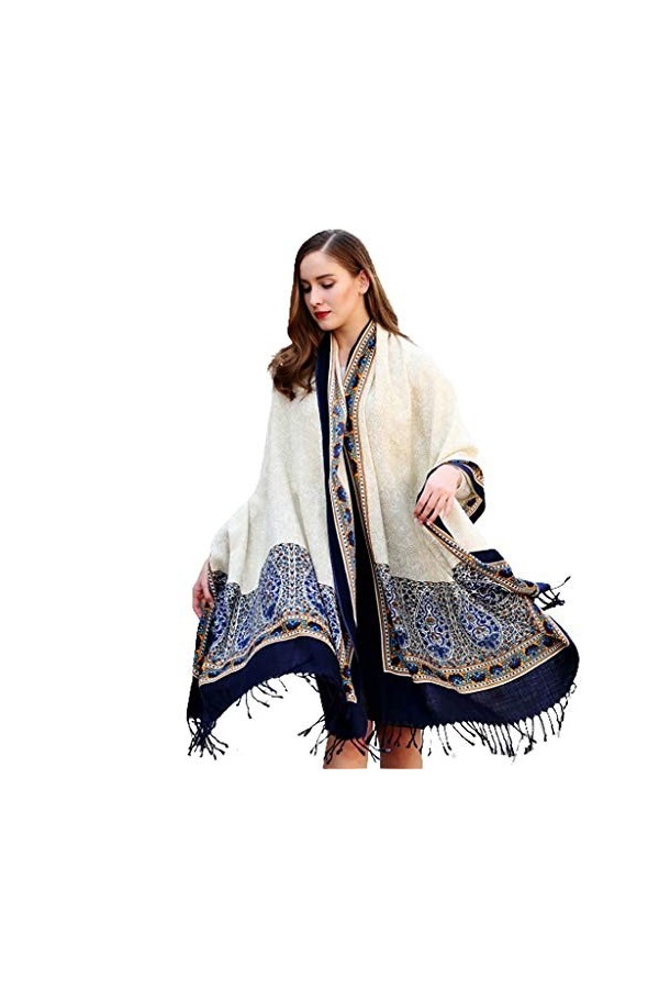 Echarpes Foulards dhiver Femme À La Mode Chaude 100% Cachemire Châle Surdimensionné Enveloppé Châle Photo De Voyage, Cadeau 