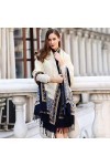 Echarpes Foulards dhiver Femme À La Mode Chaude 100% Cachemire Châle Surdimensionné Enveloppé Châle Photo De Voyage, Cadeau 