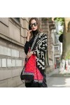 Echarpes Foulards pour Femme dimpression De Mode Châle Surdimensionné Enveloppé Chaude 100% Cachemire, Cadeau danniversaire