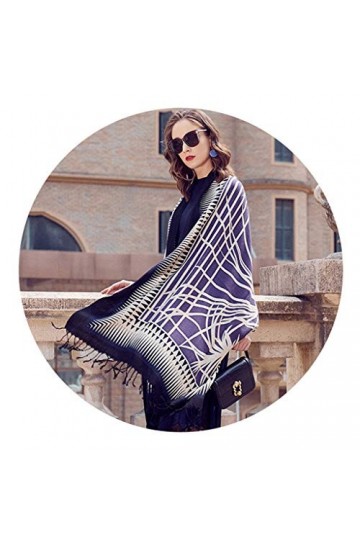 Echarpes Foulards Foulard Long pour Femme 100% Cachemire Châle Chaud Enveloppé Foulard Imprimé De Voyage De Mode Cadeau De No