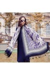 Echarpes Foulards Foulard Long pour Femme 100% Cachemire Châle Chaud Enveloppé Foulard Imprimé De Voyage De Mode Cadeau De No