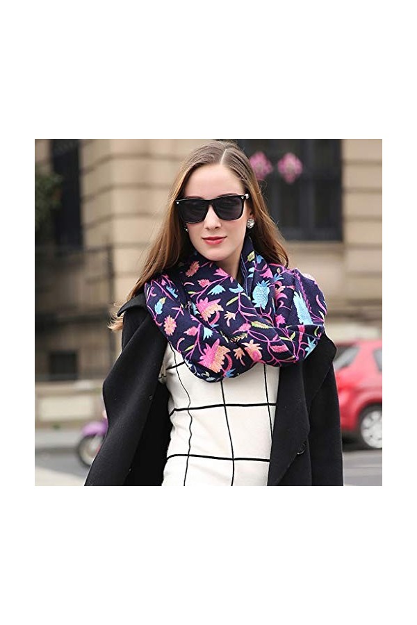 Echarpes Foulards Longue Châle 100% Cachemire Manteau Épais dautomne Et dhiver dhiver pour Femmes Châle Chaud Enveloppé Ca