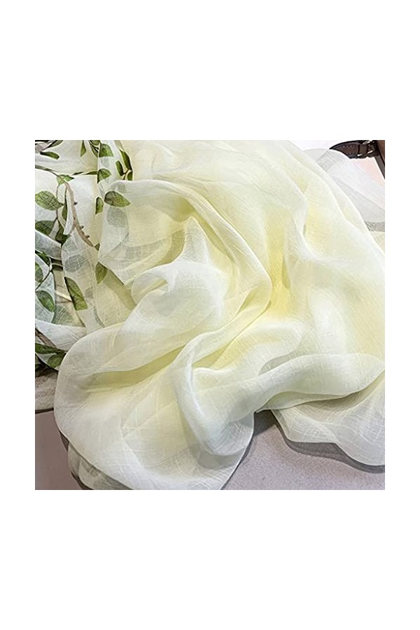 Écharpe pour Femme, écharpe pour Femme écharpe en Soie imprimée châle Turban pour Femme carré A, Taille Unique 