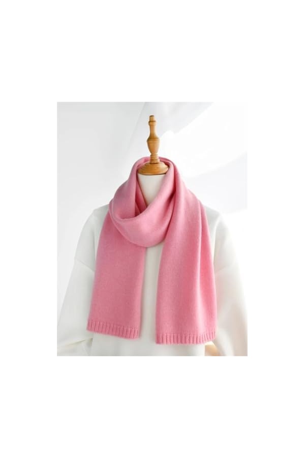 Dninmim Écharpe en cachemire pour femme - Chaud, doux, solide et léger, pnnrk, Adults 152CM