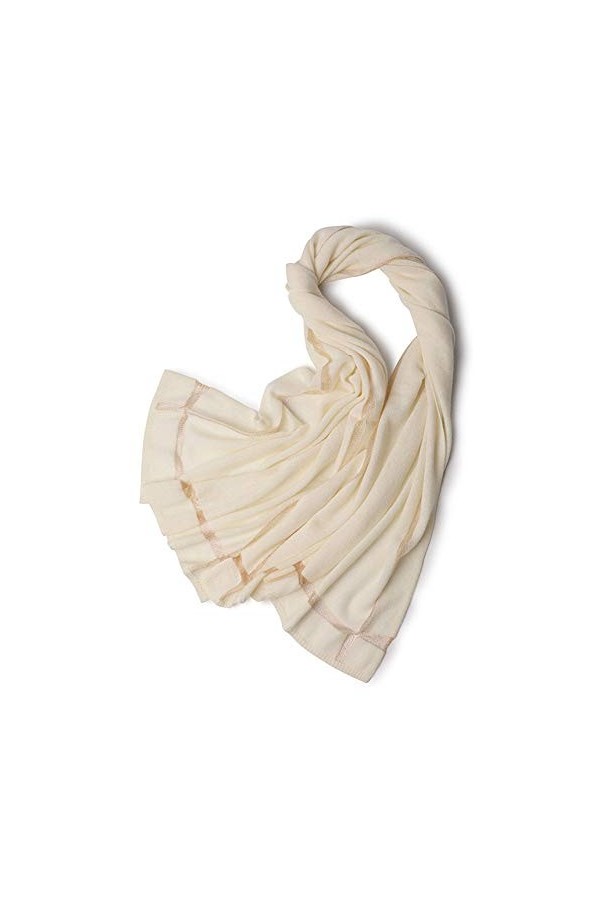 ChengBeautiful Echarpe Femme Les Femmes dautomne Et dhiver Foulards Chauds Couleur Unie en Tricot Châle Écharpe Châle Côté 