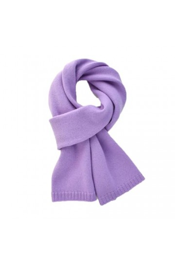 Écharpe en cachemire pour femme - Automne et hiver - Chaud - Cadeau pour adultes et enfants, violet clair, Adults 152CM