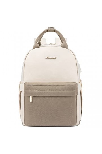 LOVEVOOK Sac a Dos Feminin Petit Sacs à Dos pour Ordinateur Portable 13.3 Pouces Avec Port de Charge USB Sac a Dos Femme Eleg