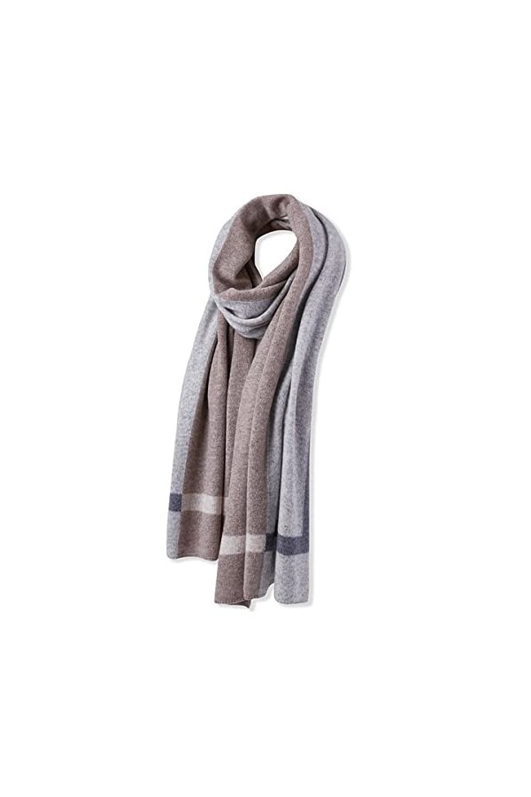 Foulard en Soie, Couverture pour Femmes et Hommes Mode Hiver Chaud Grande écharpe en Cachemire de Couleur Unie Wrap Doux Châl