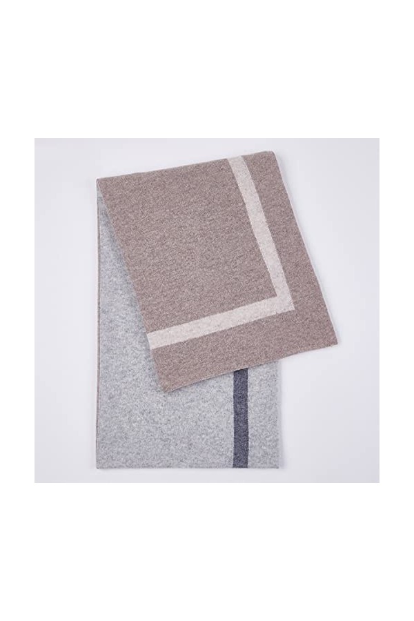 Foulard en Soie, Couverture pour Femmes et Hommes Mode Hiver Chaud Grande écharpe en Cachemire de Couleur Unie Wrap Doux Châl