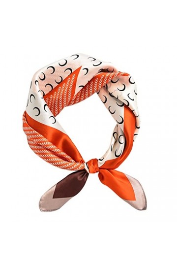 HLDETH Écharpe en soie All-match Spring et Automne Petite Écharpe Square Echarpe Foulum dautomne et dhiver for femmes Colo