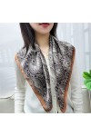 WYBFZTT-188 Porter un costume écharpe en soie écharpe carrée féminine dété écharpe carrée Color : B, Size : One size 