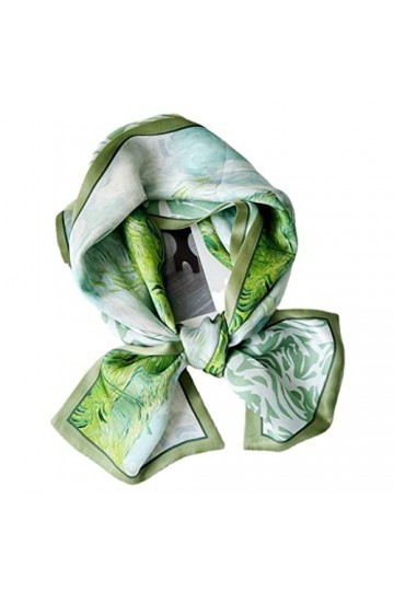 YWSZJ Écharpe en Soie de mûrier au Travail Color : A, Size : One Size 