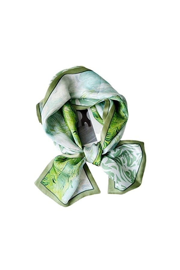 YWSZJ Écharpe en Soie de mûrier au Travail Color : A, Size : One Size 