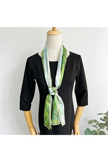 YWSZJ Écharpe en Soie de mûrier au Travail Color : A, Size : One Size 