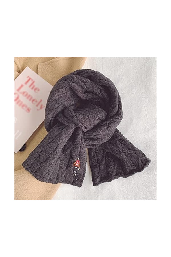 DYXYH Écharpe de châle de Couleur Pure Foulum dautomne et dhiver for Femmes Color : F, Size : One Size 