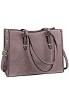 NUBILY Sac Cabas Femmes Sac a Main PU Cuir Sac de Cours Grand Sac Ordinateur Portable 15.6 Pouces pour Les Cours Sac Epaule S