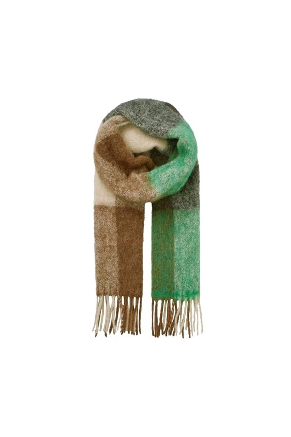 Becksöndergaard Rawson Écharpe pour femme – Grande écharpe chaude tendance pour femme en alpaga/mohair – Largeur : 45 x longu