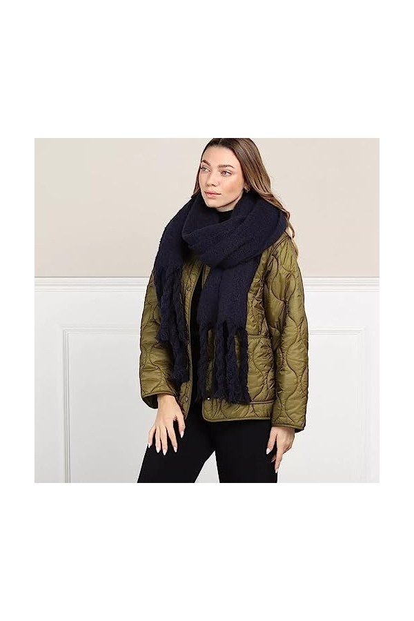 Tommy Hilfiger Tommy Modern Écharpe 200 cm, Bleu espace, taille unique