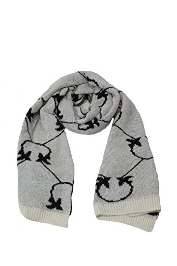 Pinko Écharpe femme 1G206EA007 PANNA/NOIR, Crème/noir., Taille unique