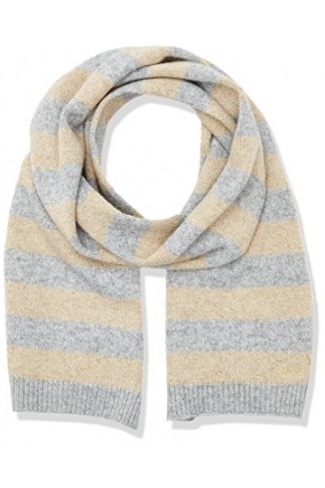 GANT O. Shimmer Striped Scarf Echarpe, Argent Silver 101 , Taille Unique Femme